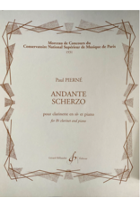 Gerard Billaudot Editeur Pierne Andante Scherzo for Clarinet and Piano