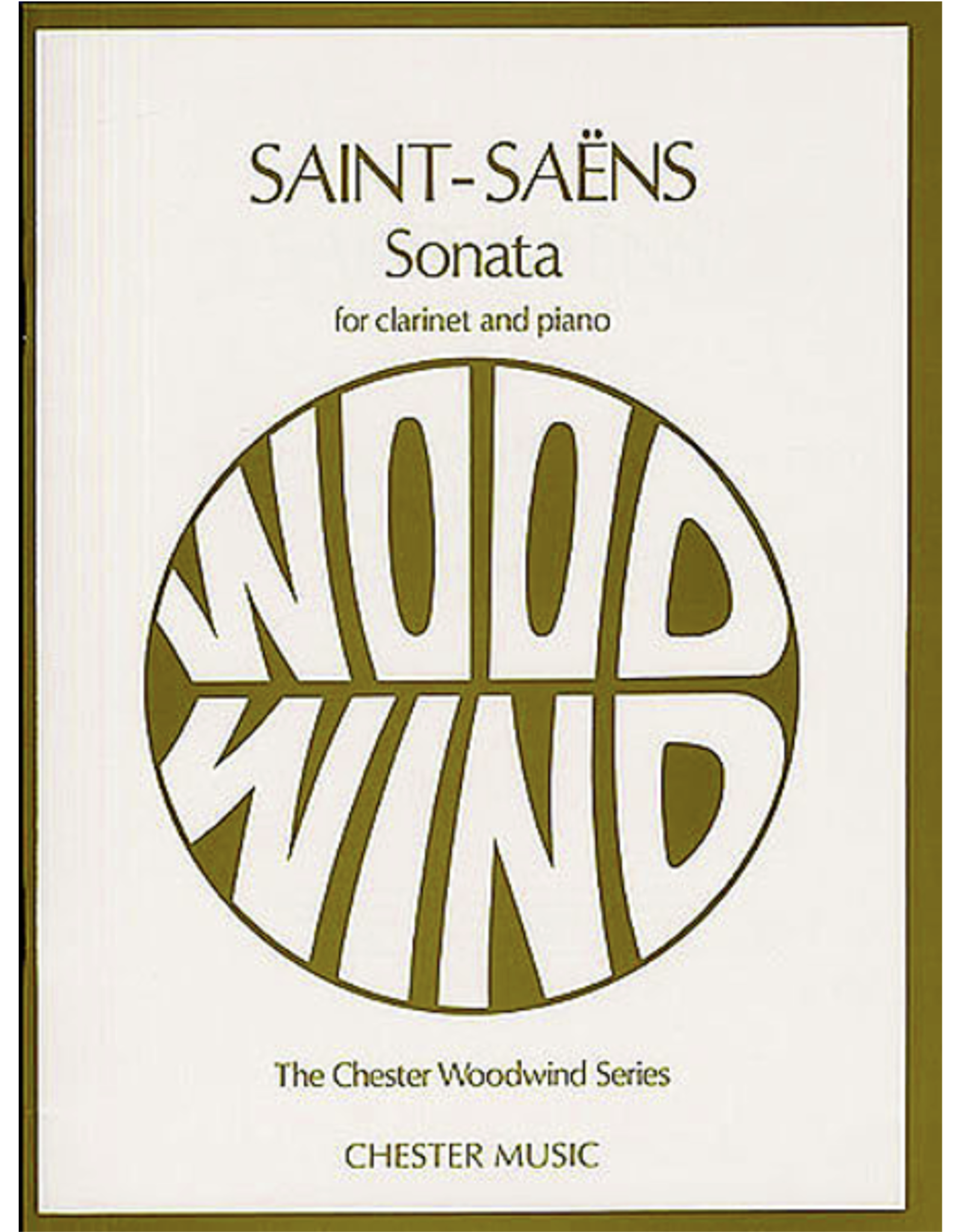 Hal Leonard Saint-Saens Sonata for Clarinet and Piano, Op. 167 ed. Paul Harvey Music Sales America