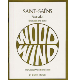 Hal Leonard Saint-Saens Sonata for Clarinet and Piano, Op. 167 ed. Paul Harvey Music Sales America