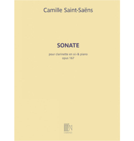Hal Leonard Saint-Saens - Sonata, Op. 167 Clarinet in E-flat and Piano Editions Durand