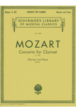 Schirmer Mozart - Clarinet Concerto in Bb Major, K. 622 Schirmer Library of Classics Volume 1792 arranged by Eric Simon