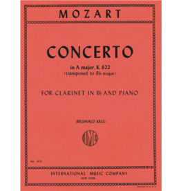 International Mozart - Concerto in A Major K622 Transposed to Bb Major For Clarinet and Piano IMC No. 1878