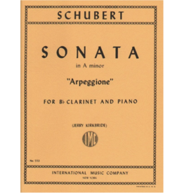 International Schubert - Sonata in A Minor "Arpeggione" For Clarinet and Piano No. 553 IMC