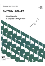 KJOS Mazellier - Fantasy Ballet Clarinet solo with Piano Acc.