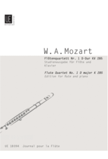 UNIVERSAL EDITION Mozart - Flute Quartet No. 1 In D For Flute