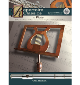 Carl Fischer LLC Repertoire Classics for Flute 36 Repertoire Pieces With Piano Accompaniment. Compiled and Edited By Donal Flute, Piano - Donald Peck