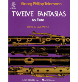 Hal Leonard Twelve Fantasias for Solo Flute arranged by Louis Moyse Woodwind Method