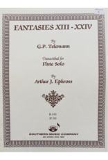 Hal Leonard Fantasies 13- 24 Woodwind Solos & Ensemble/Flute Collection Southern Music