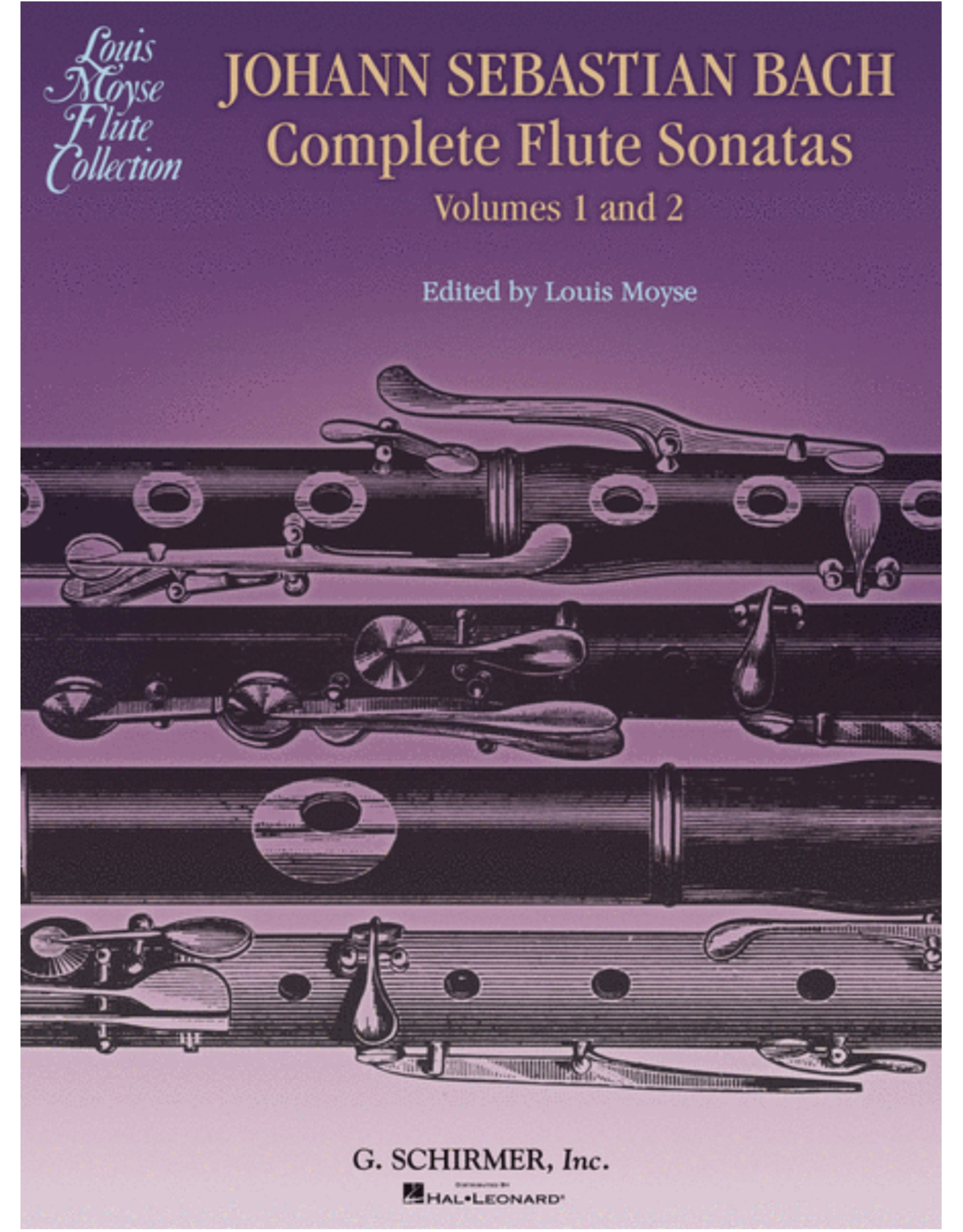 Hal Leonard Bach Complete Flute Sonatas - Volumes 1 and 2 ed. Louis Moyse Woodwind Solo