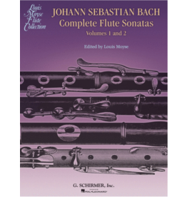 Hal Leonard Bach Complete Flute Sonatas - Volumes 1 and 2 ed. Louis Moyse Woodwind Solo