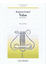 Carl Fischer LLC Benjamin Godard - Valse No.3 Piano, Flute B-FLAT MAJOR