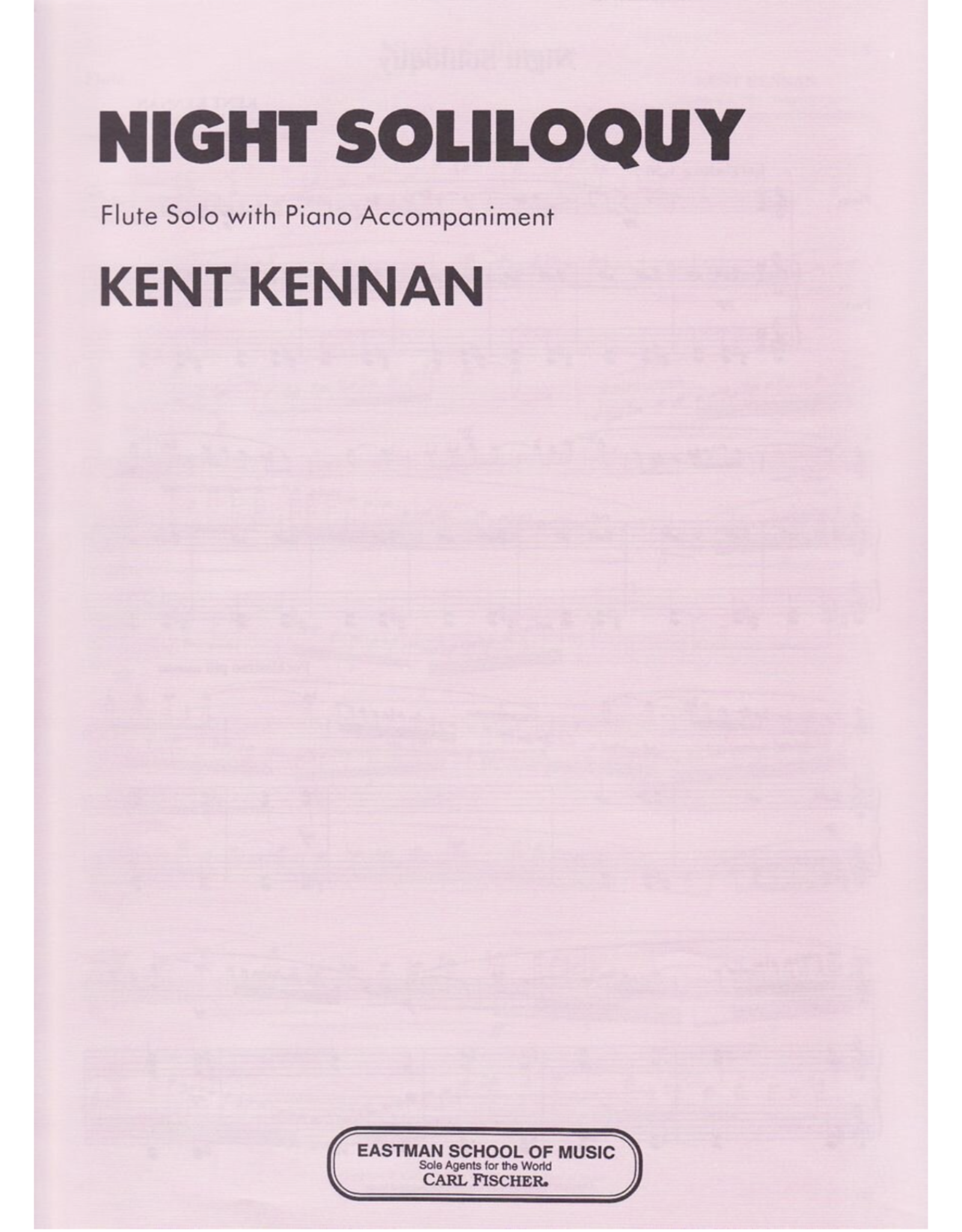 Eastman School of Music Kent Kennan - Night Soliloquy Flute solo, Piano