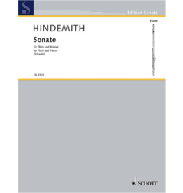 Edition Schott Hindemith - Sonate For Flute and Piano