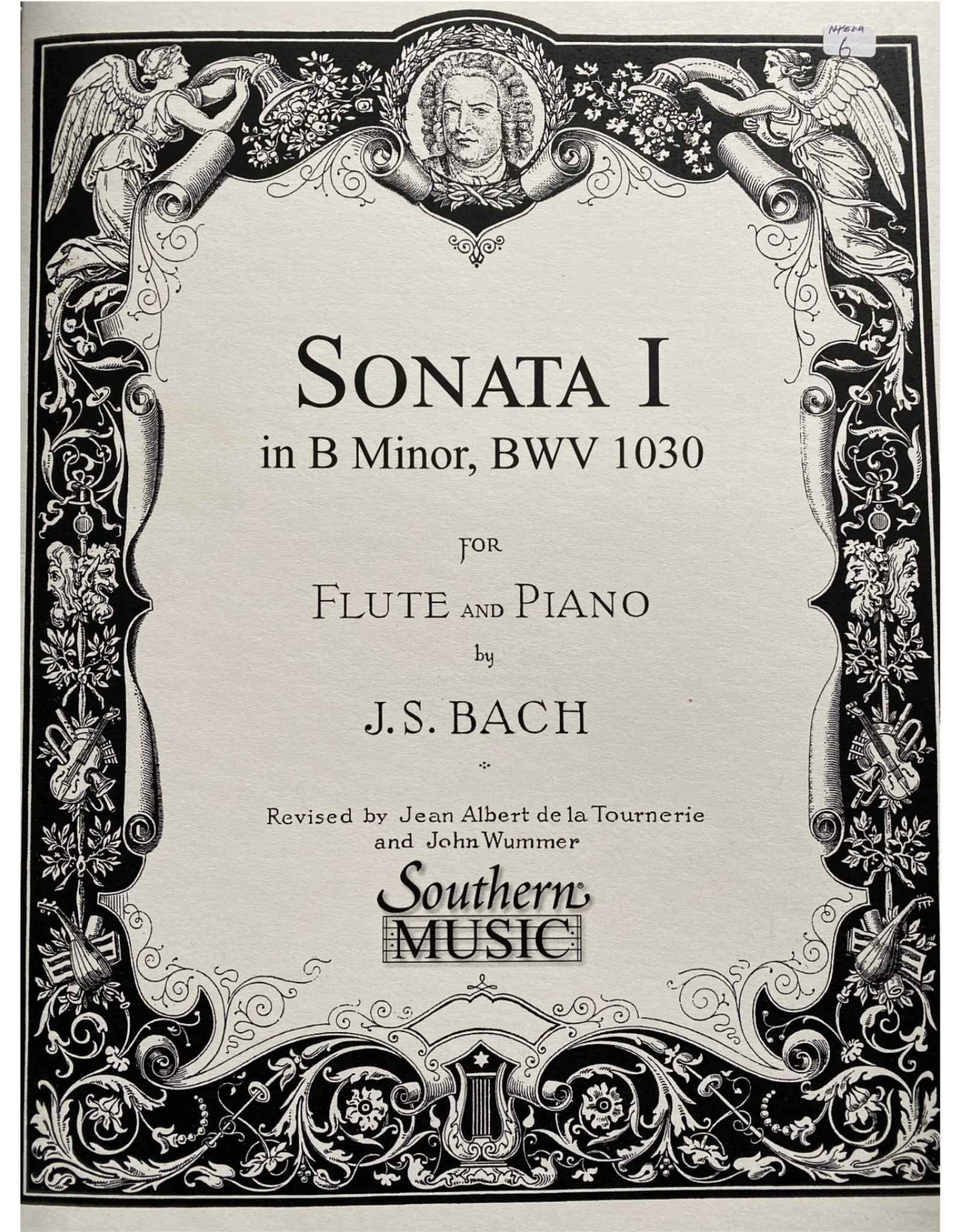 Hal Leonard Bach - Sonata No. 1 in B For Flute
