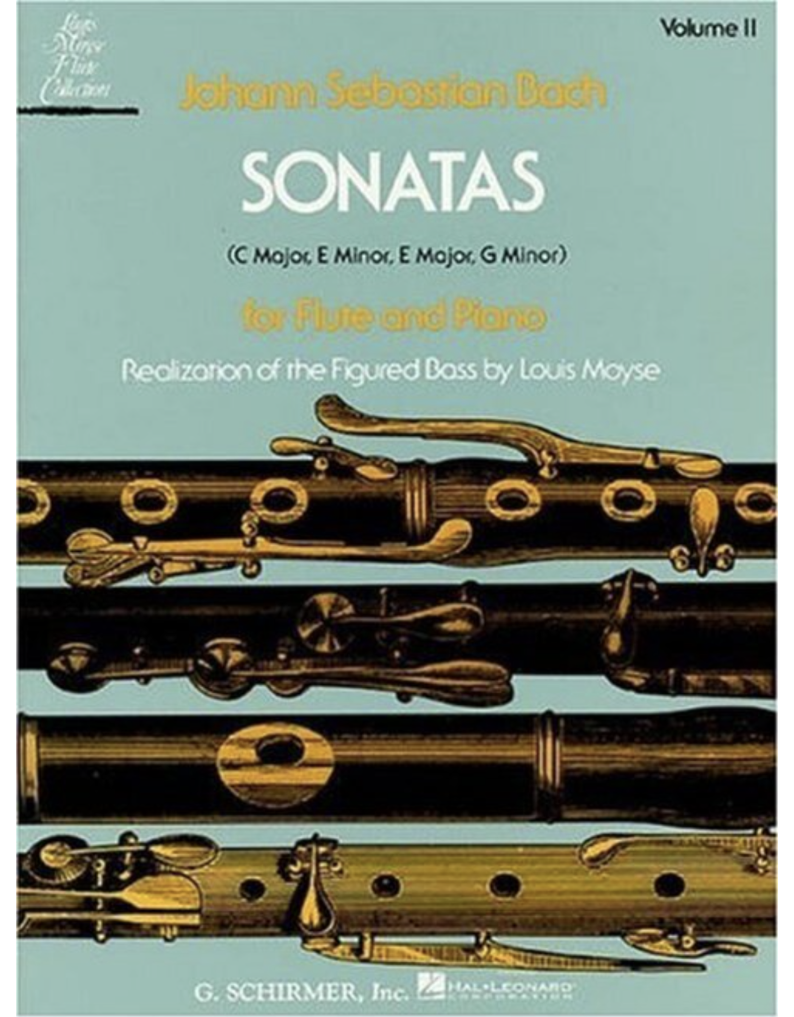 Hal Leonard Sonatas for Flute and Piano, Vol. 2 Flute and Piano realized by Louis Moyse Woodwind Solo