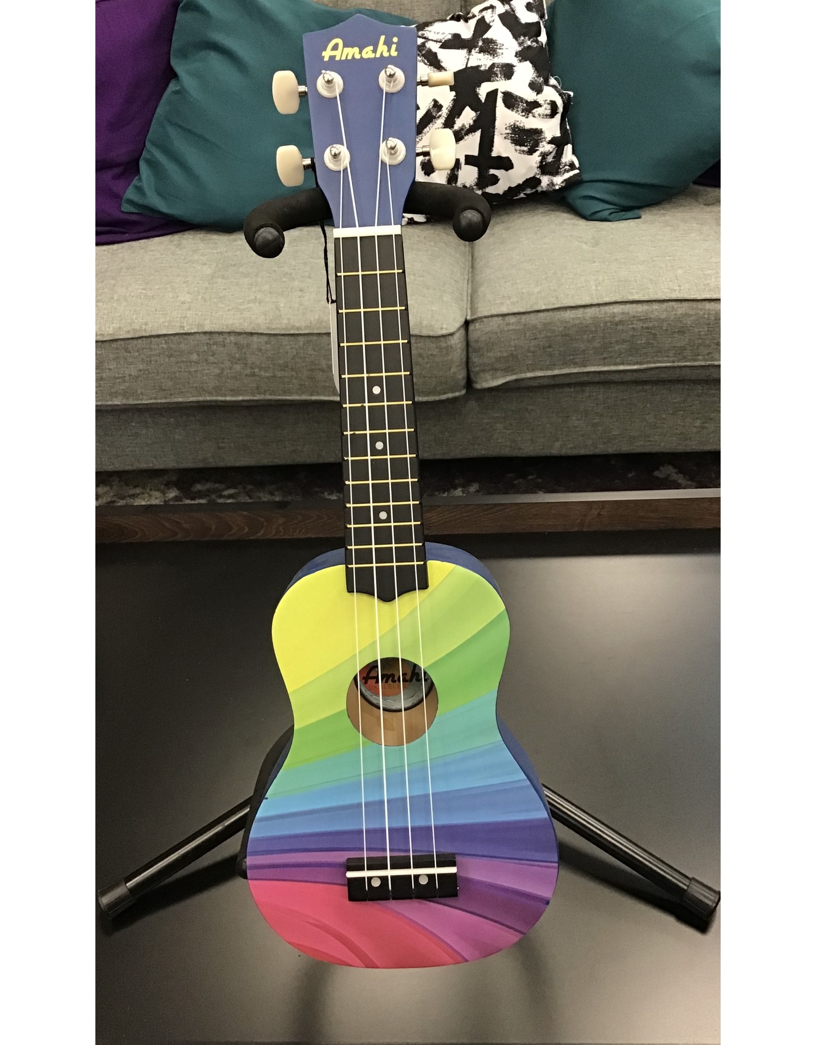 Amahi Double Rainbow Soprano Ukulele