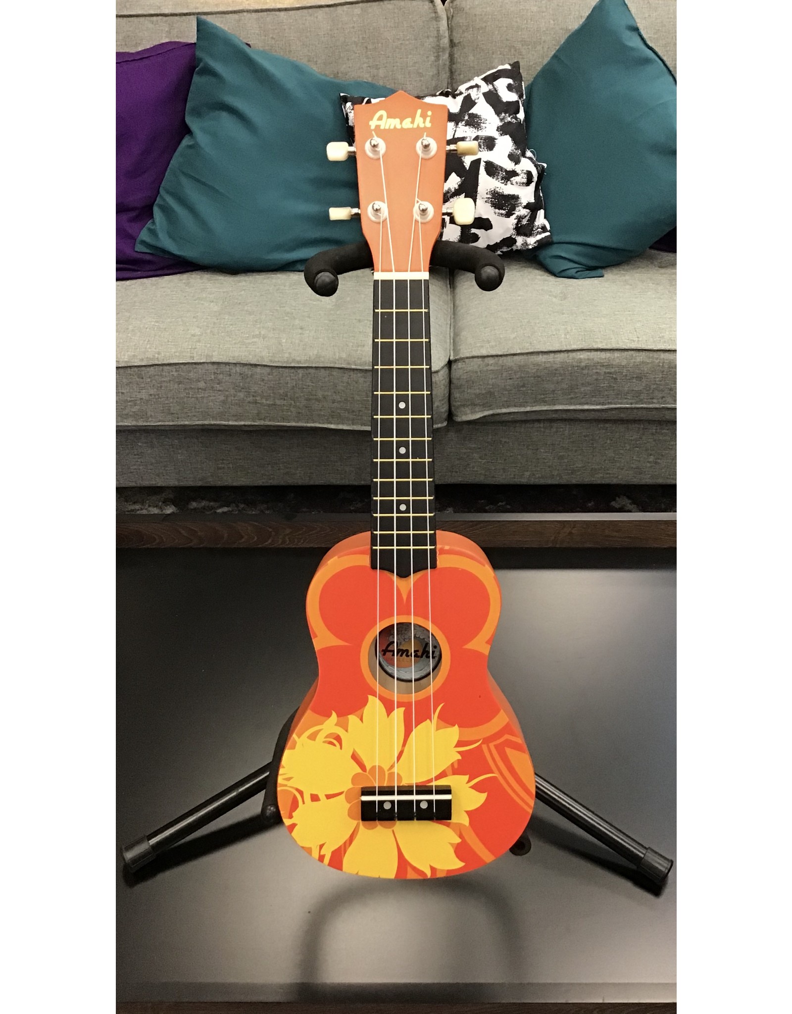 Amahi Fire Flower Soprano Ukulele