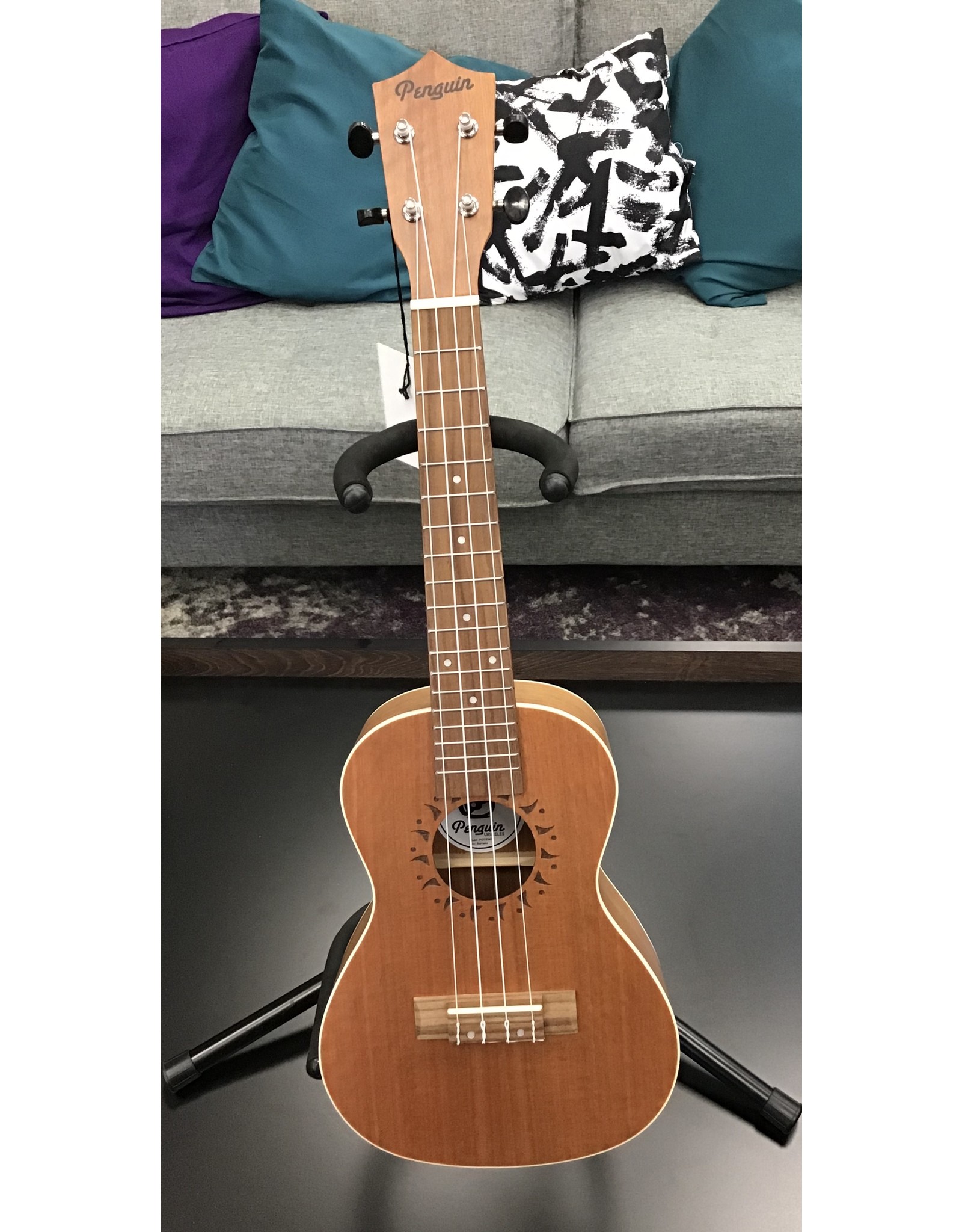 Amahi Amahi Penguin Mahogany Sol Concert Ukulele