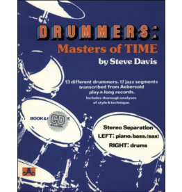 Aebersold Jazz Jazz Drummers: Masters Of Time by Steve Davis