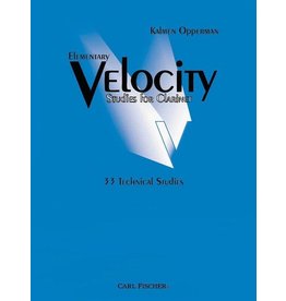 Carl Fischer LLC Opperman Elementary Velocity Studies For Clarinet