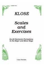 Carl Fischer LLC Scales and Exercises Clarinet - Hyacinthe E. Klose