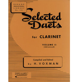 Hal Leonard Selected Duets for Clarinet Volume 2 - Advanced edited H. Voxman Ensemble Collection