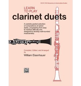Alfred Learn to Play Clarinet Duets