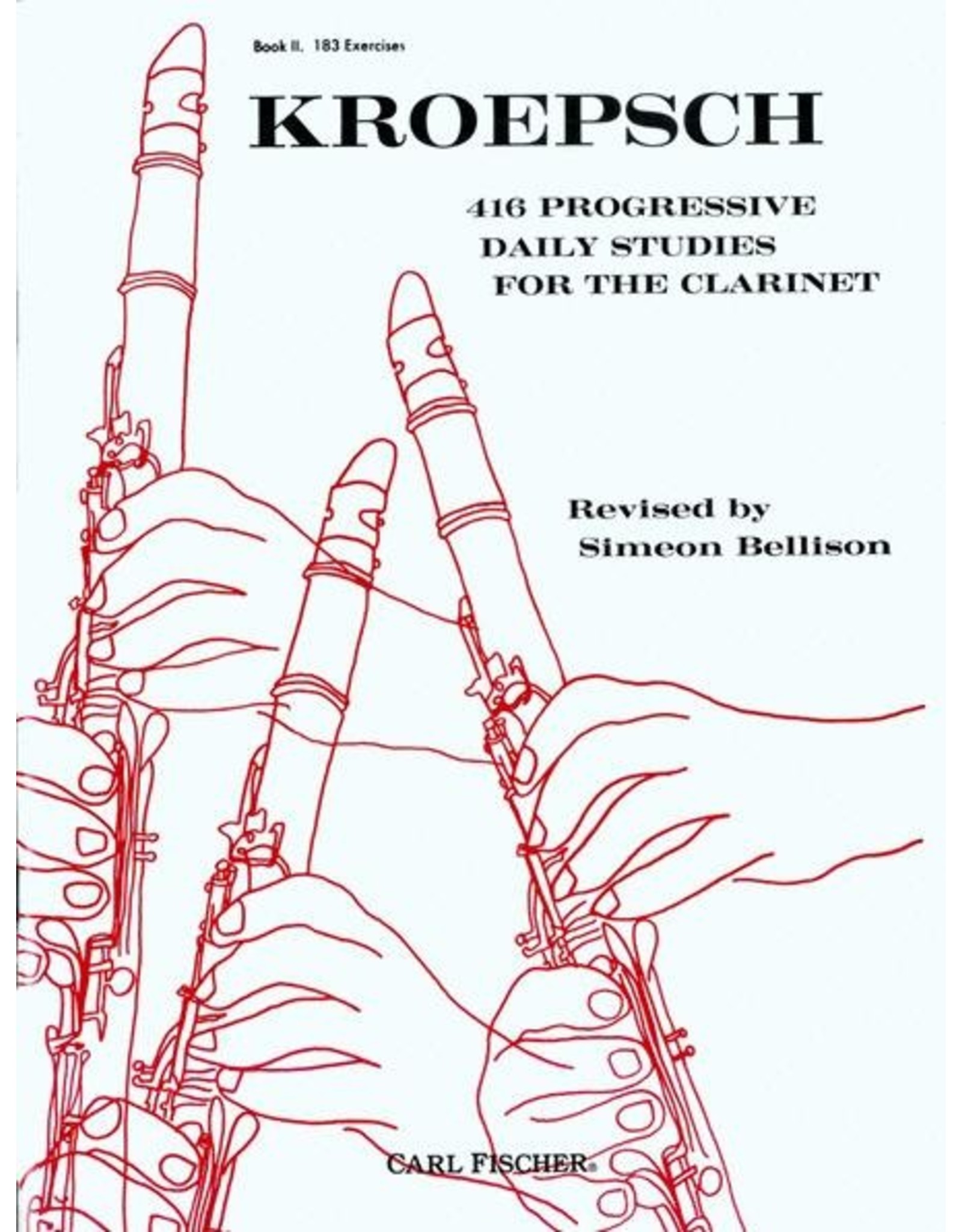 Carl Fischer LLC Kroepsch 416 Progressive Studies for Clarinet