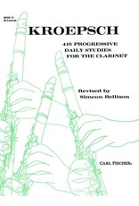 Carl Fischer LLC Kroepsch 416 Progressive Studies for Clarinet