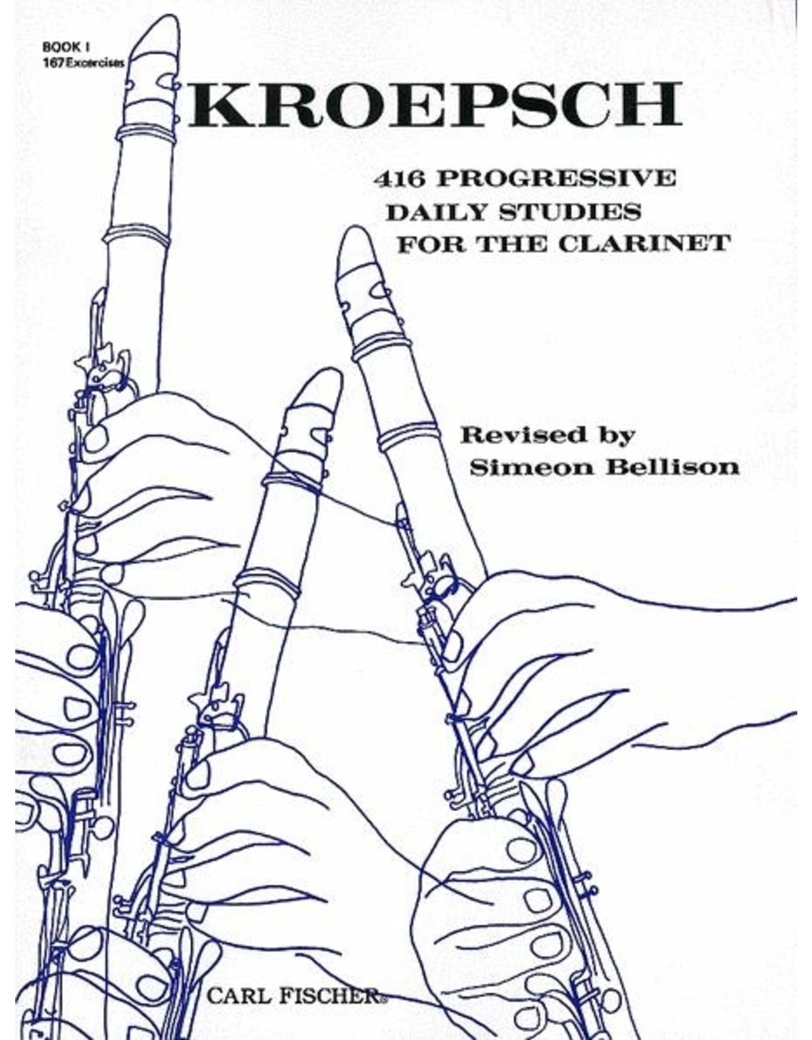 Carl Fischer LLC Kroepsch 416 Progressive Studies for Clarinet