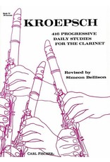 Carl Fischer LLC Kroepsch 416 Progressive Studies for Clarinet