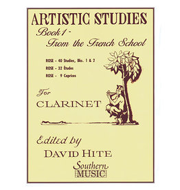 Hal Leonard Artistic Studies, Book 1 (French School) Clarinet ed. David Hite Southern Music