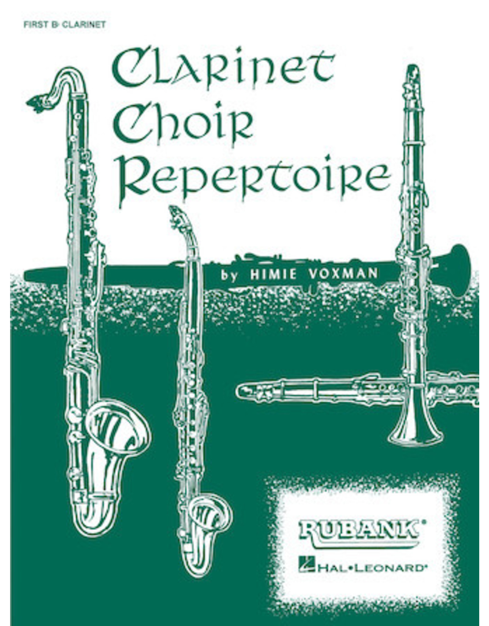 Hal Leonard Clarinet Choir Repertoire Full Score ed. H. Voxman Ensemble Collection