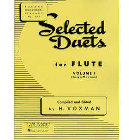 Hal Leonard Selected Duets for Flute Volume 1 - Easy to Medium edited H. Voxman