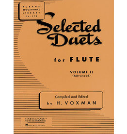 Hal Leonard Selected Duets for Flute Volume 2 - Advanced edited H. Voxman