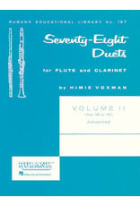 Hal Leonard 78 Duets for Flute and Clarinet Volume 2 - Advanced (Nos. 56-78) edited by H. Voxman Ensemble Collection