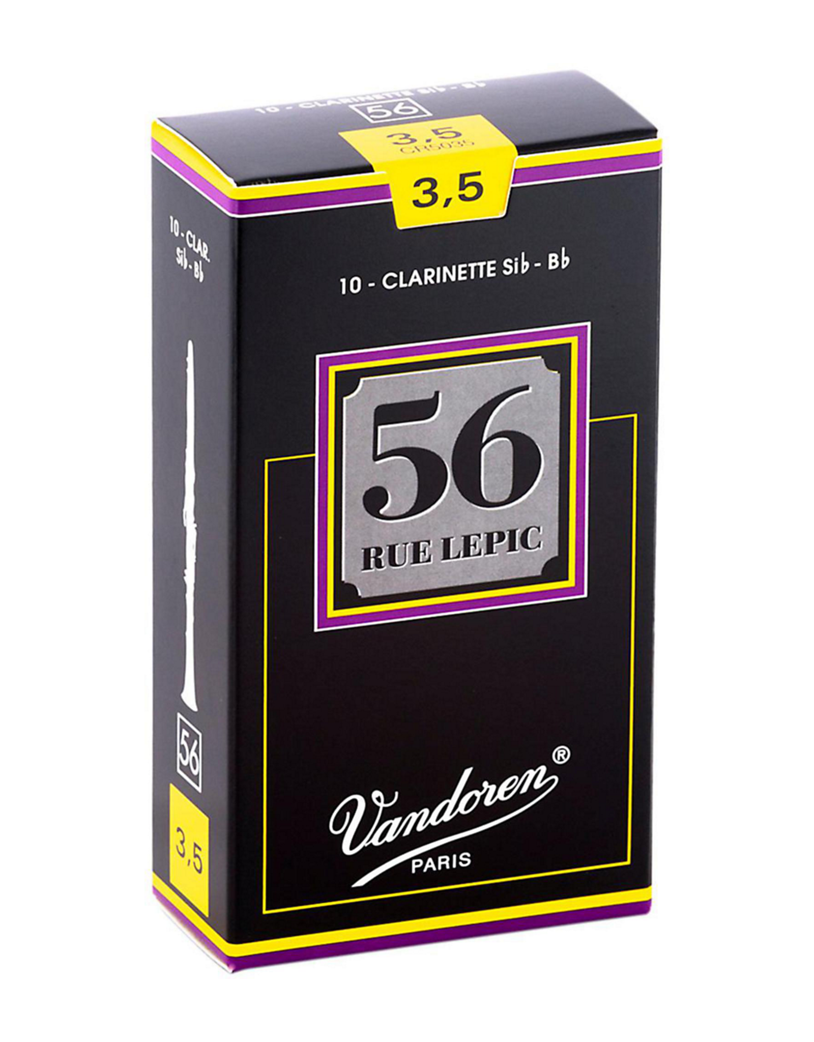 Vandoren Vandoren 56 Rue Lepic Bb Clarinet Reeds Box of 10