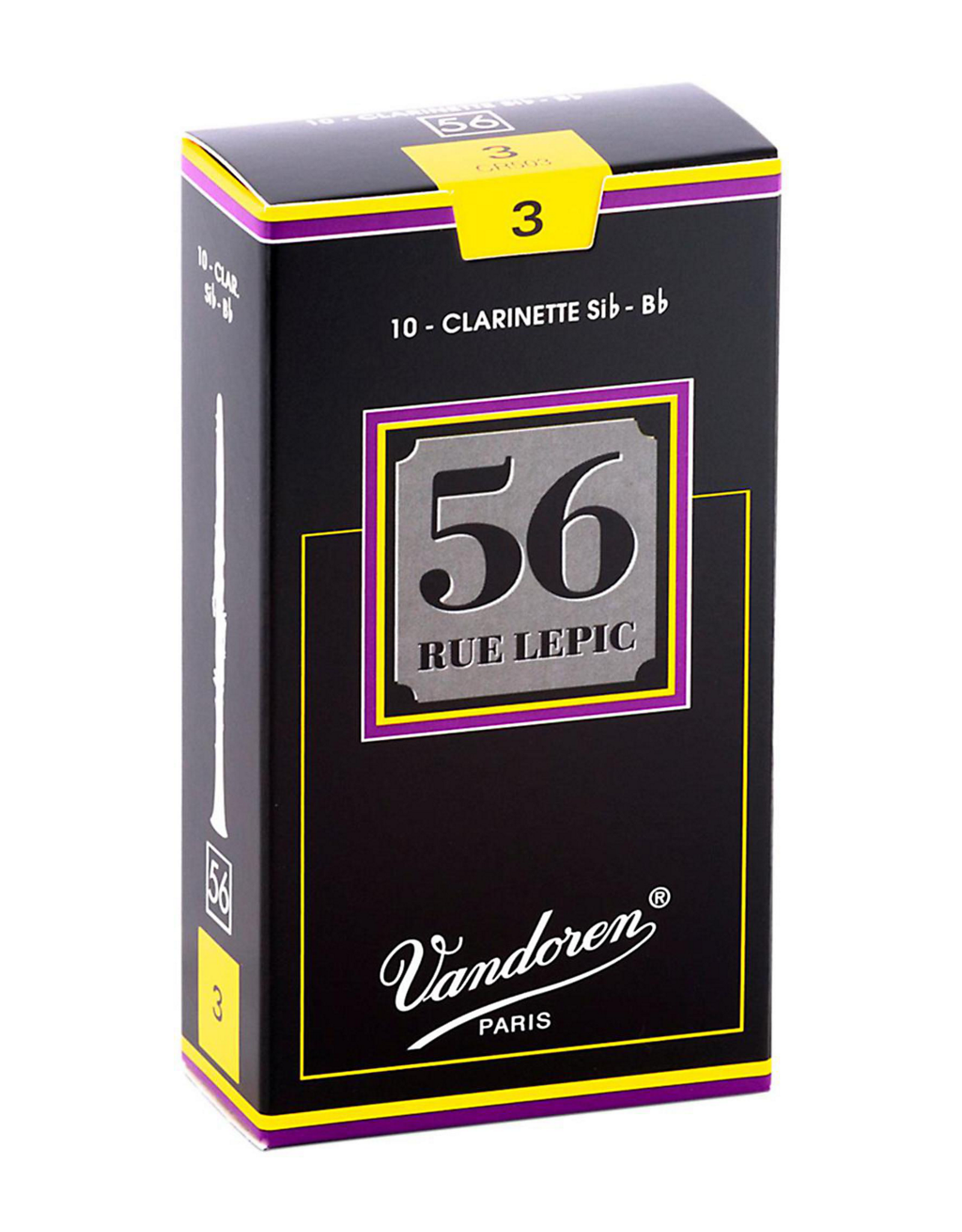 Vandoren Vandoren 56 Rue Lepic Bb Clarinet Reeds Box of 10