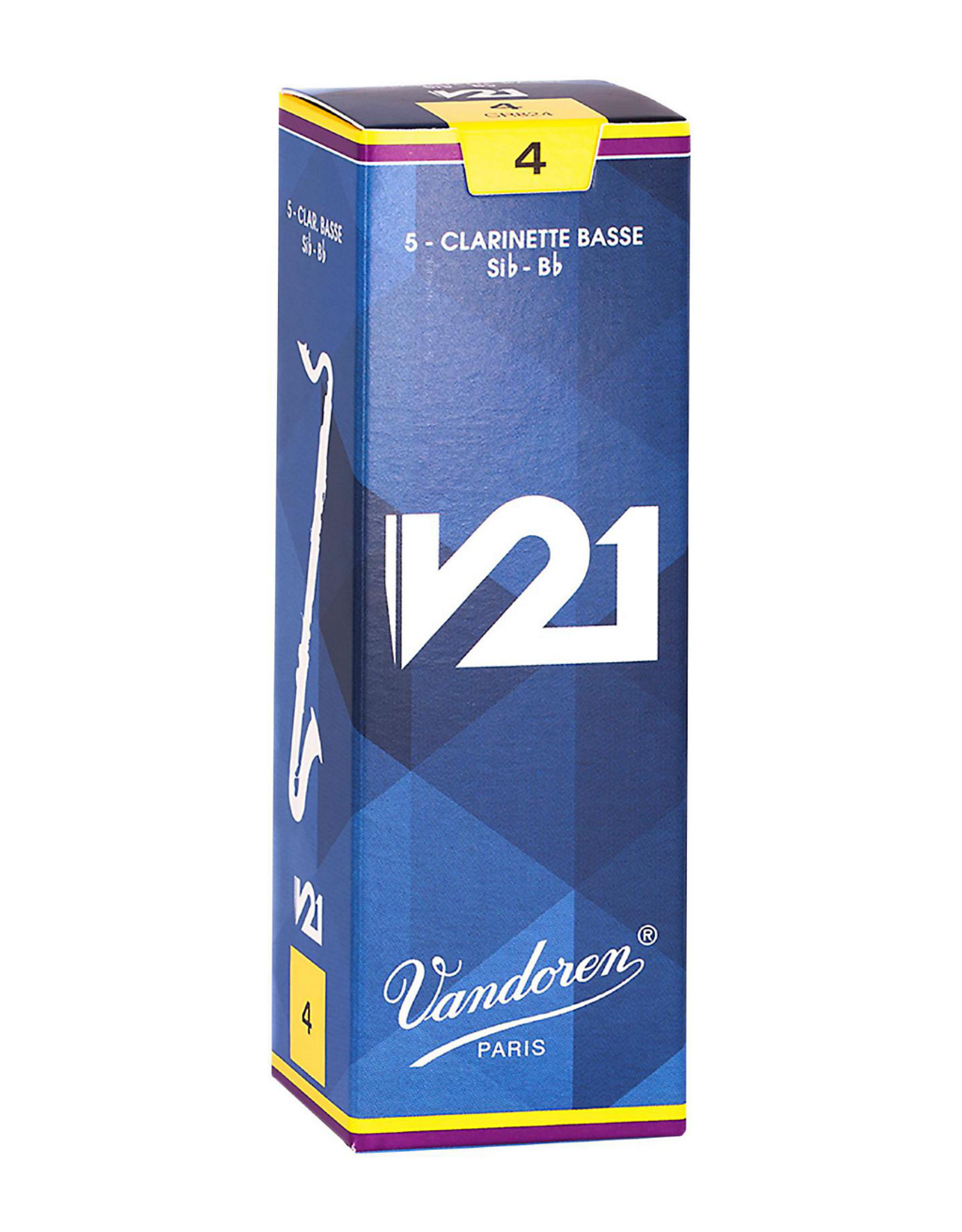 Vandoren Vandoren V21 Bass Clarinet Reed Box of 5;