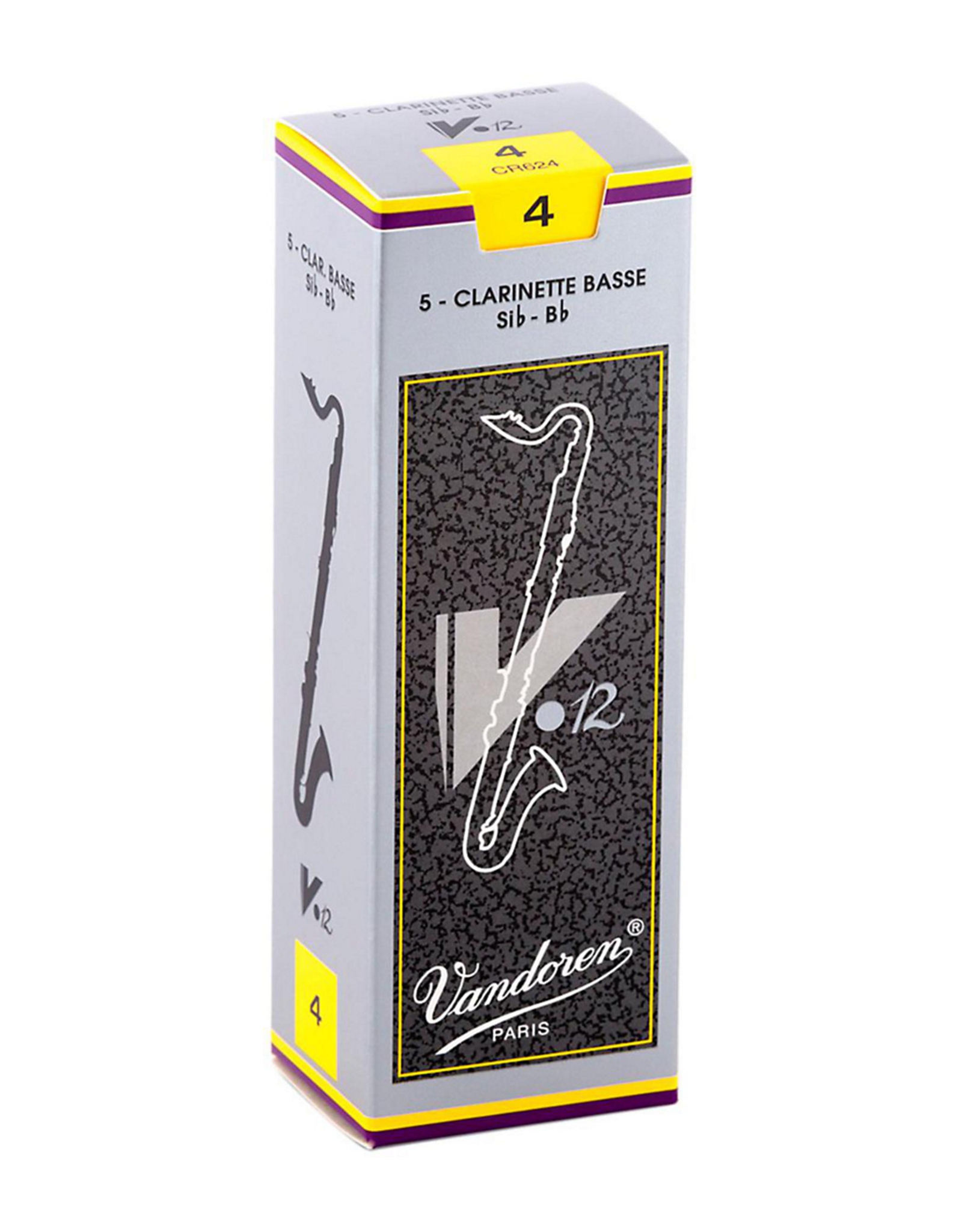 Vandoren Vandoren V.12 Bass Clarinet Reeds Box of 5;