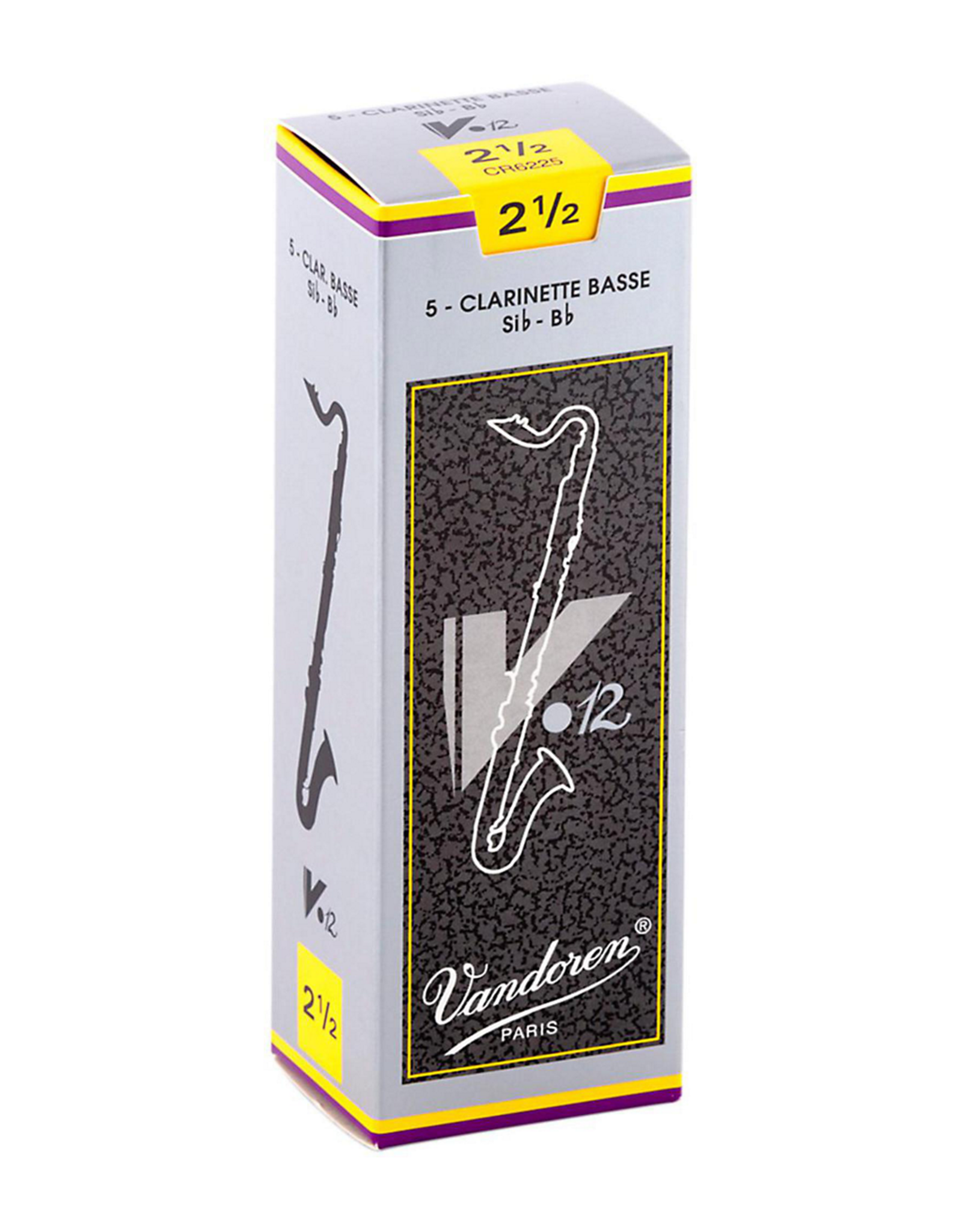 Vandoren Vandoren V.12 Bass Clarinet Reeds Box of 5;