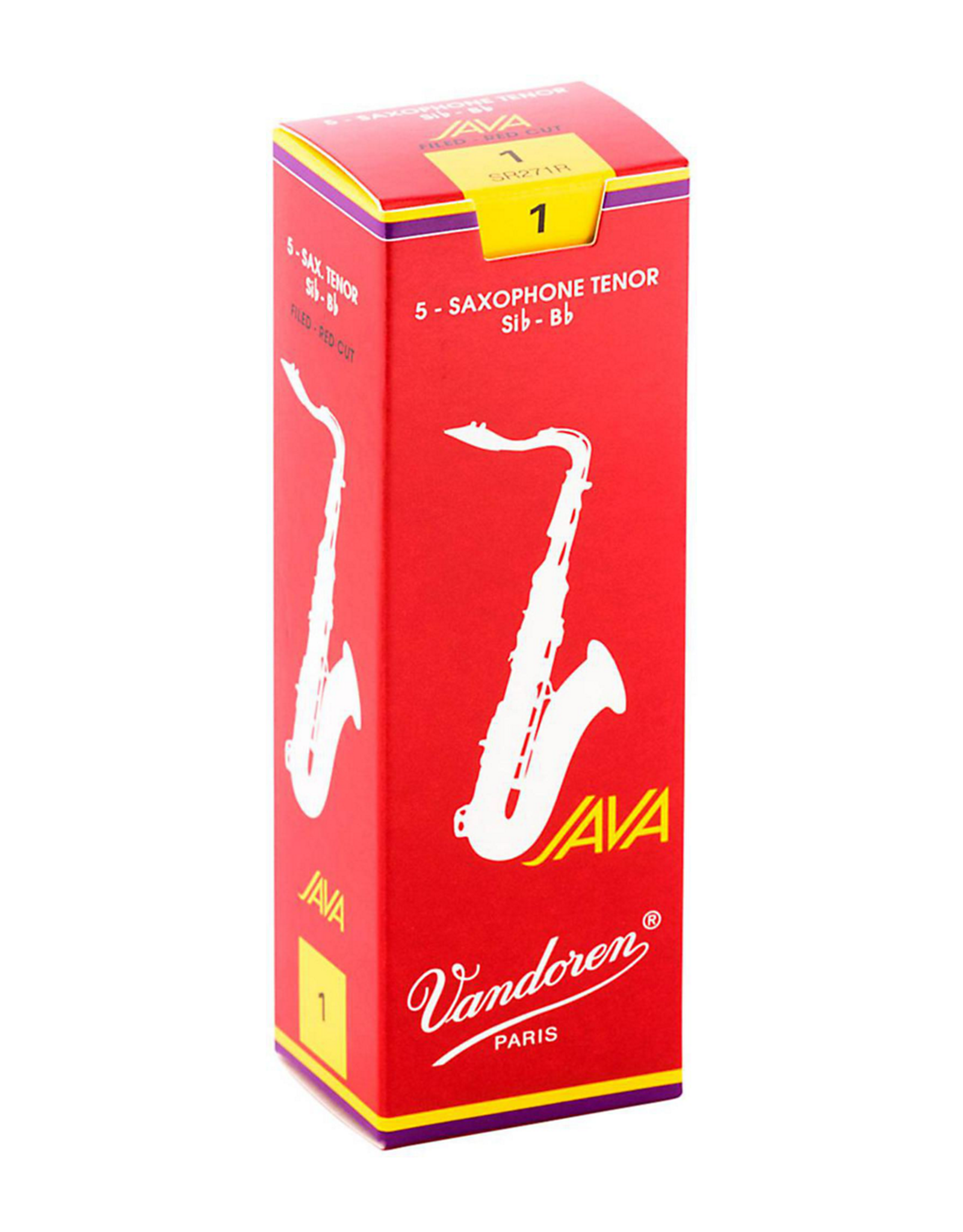 Vandoren Vandoren Tenor Sax Java Red Cut Reed Box of 5;