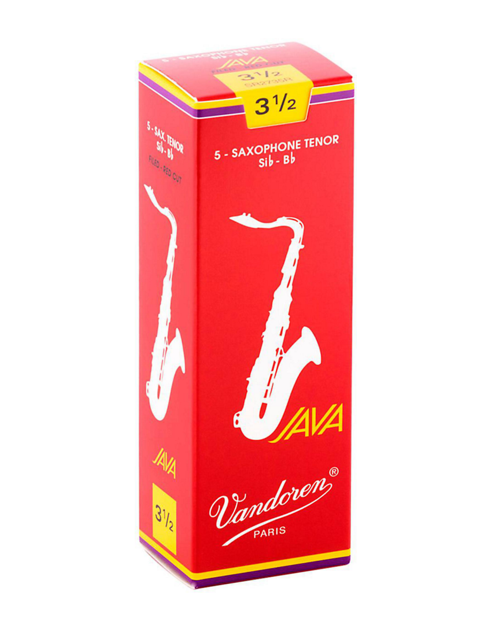 Vandoren Vandoren Tenor Sax Java Red Cut Reed Box of 5;