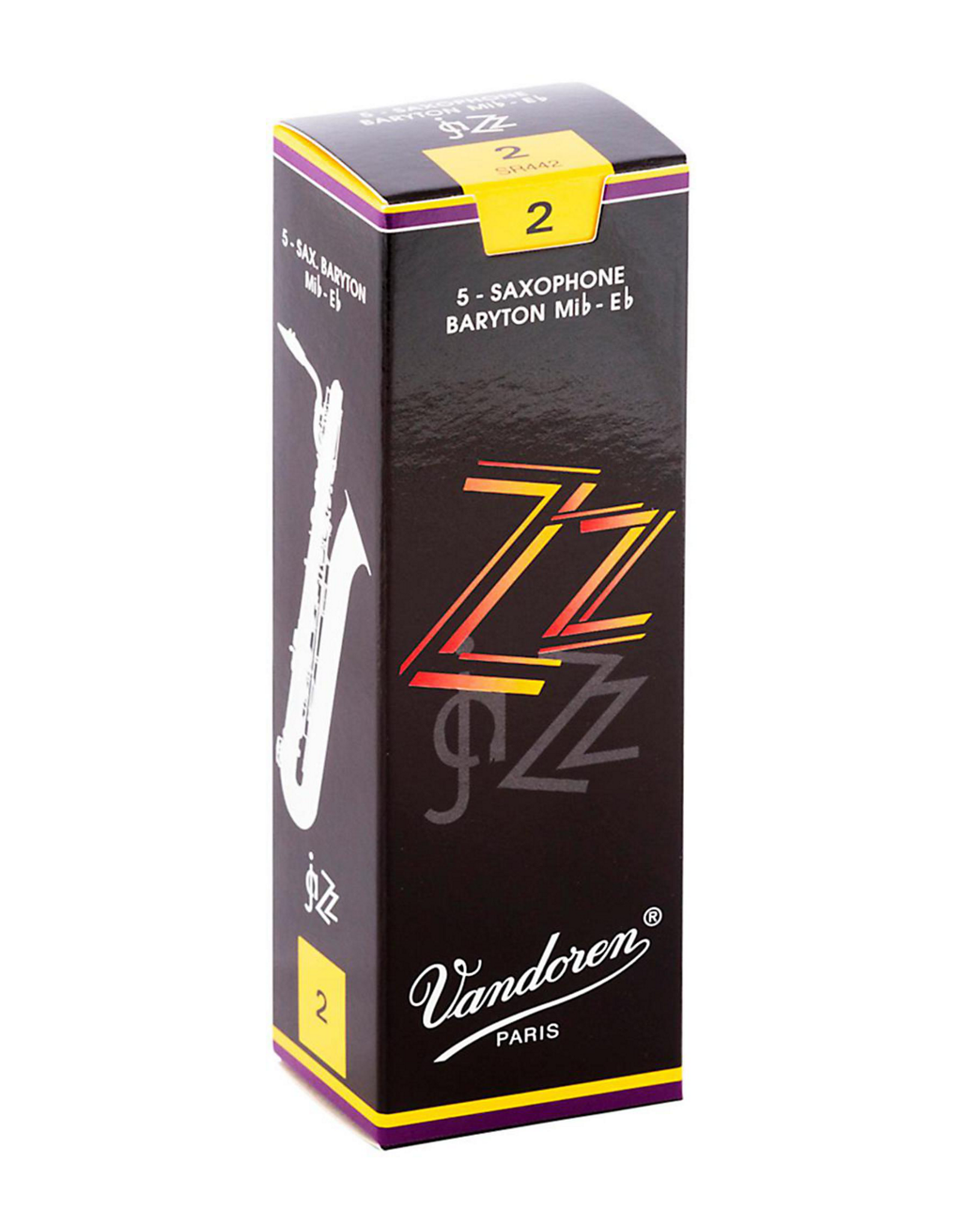 Vandoren Vandoren Baritone Sax ZZ Reed Box of 5;