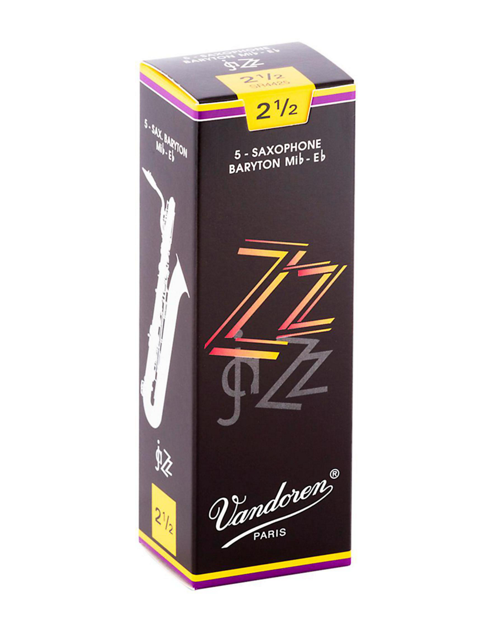 Vandoren Vandoren Baritone Sax ZZ Reed Box of 5;