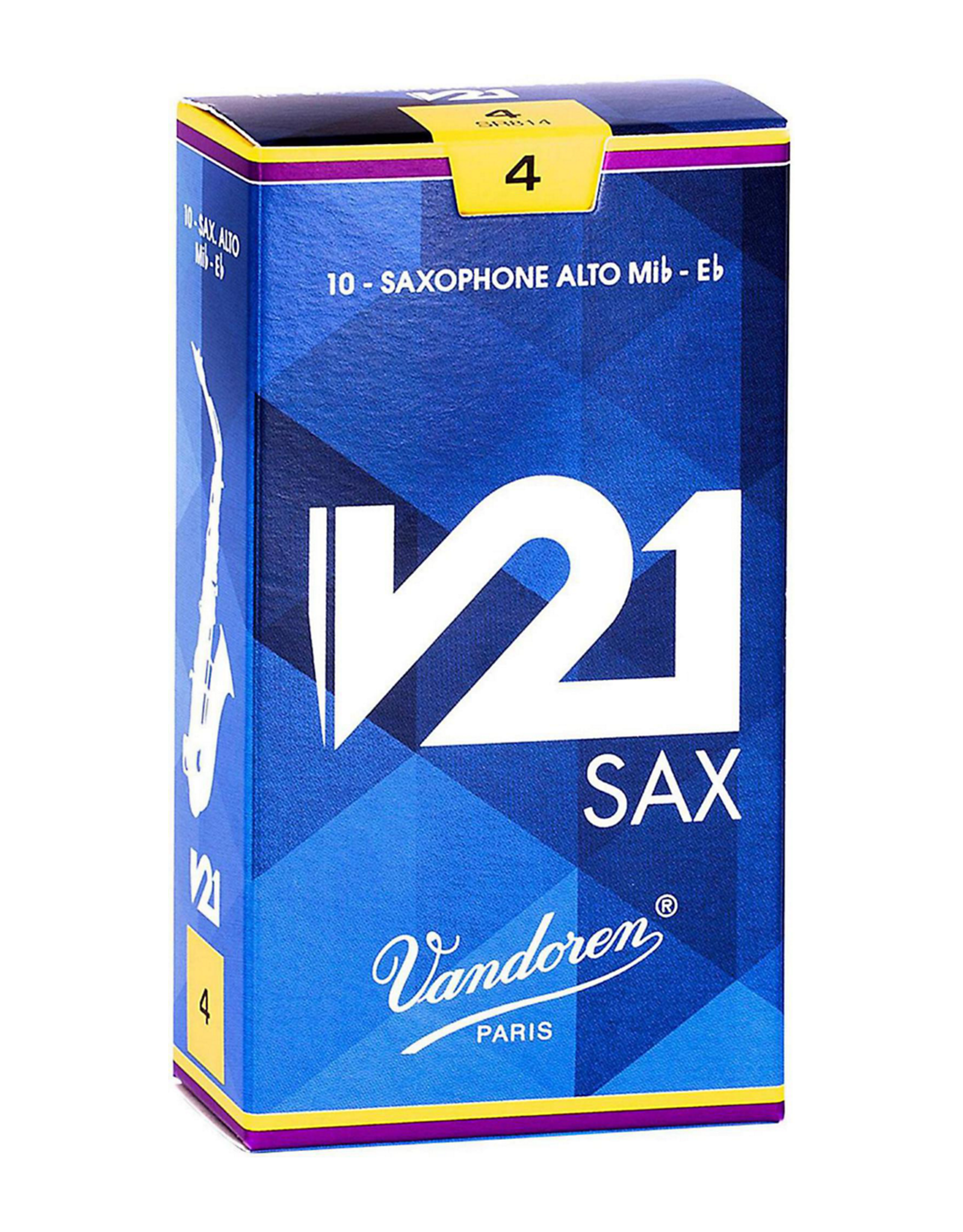 Vandoren Vandoren V21 Alto Sax Reeds  Box of 10;