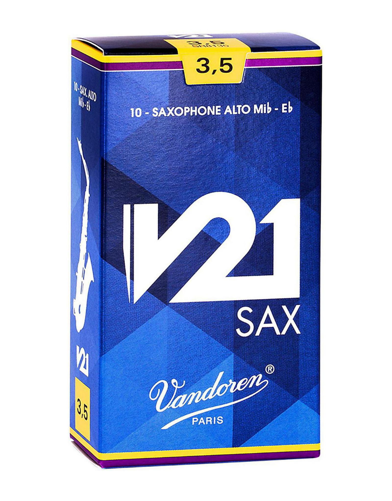 Vandoren Vandoren V21 Alto Sax Reeds  Box of 10;