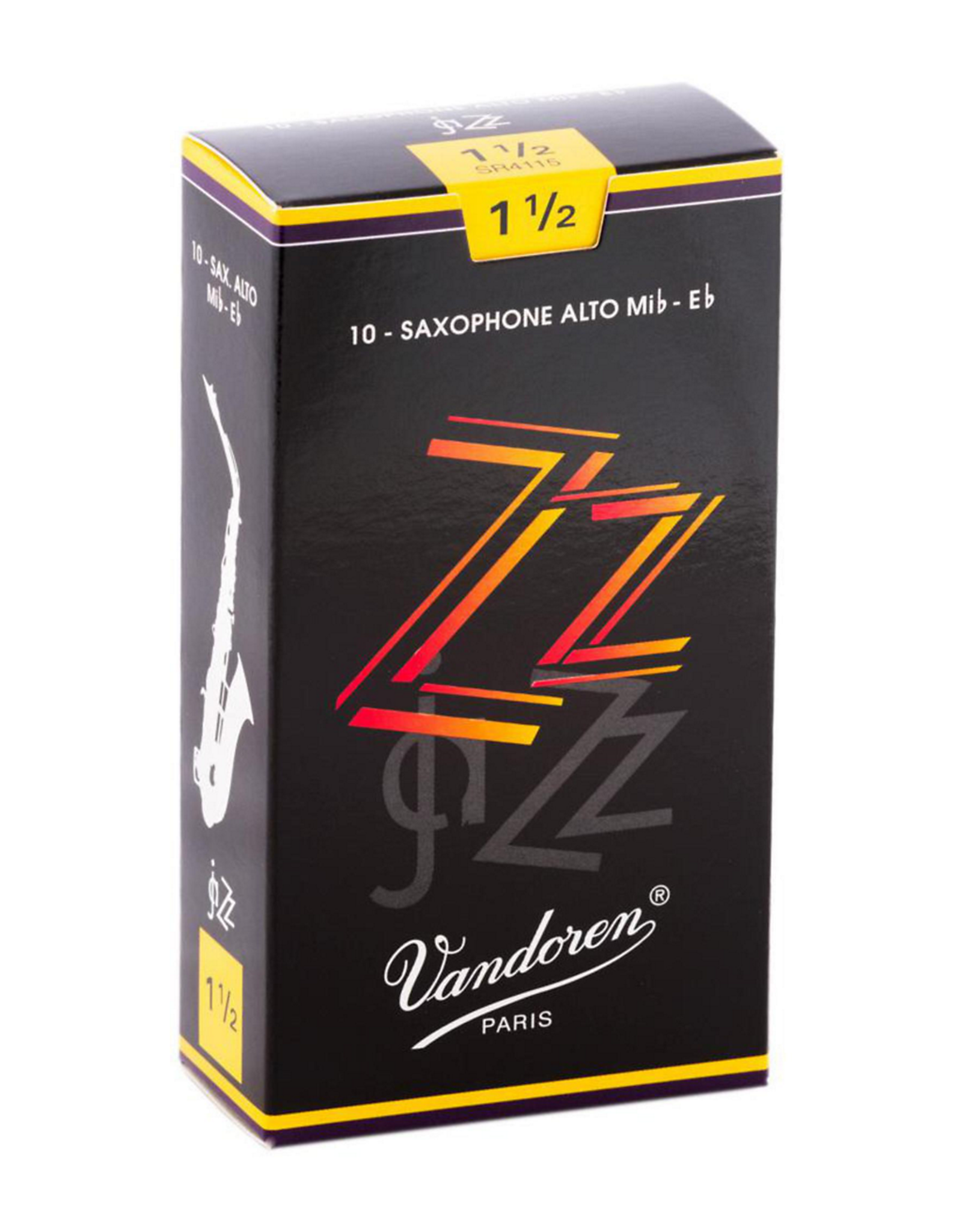 Vandoren Vandoren Alto Sax ZZ Reed Box of 10;