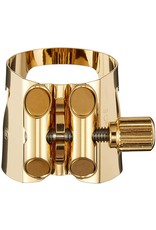 Vandoren Vandoren Optimum Ligature and Plastic Cap for V16 Baritone Saxophone; Gilded