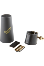 Vandoren Vandoren Leather Ligature and Plastic Cap for Alto Saxophone; Includes 3 Interchangeable Pressure Plates